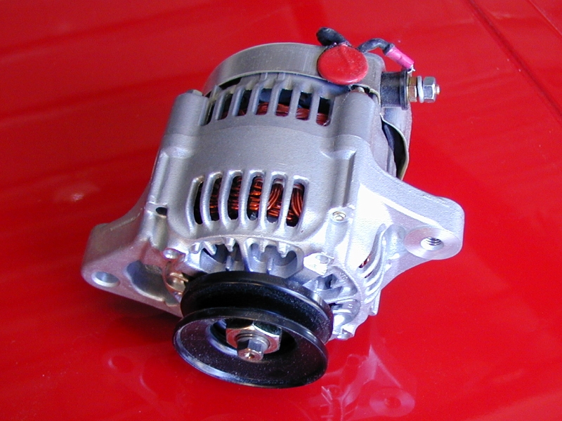 12 Volt, 55 Amp, Super Mini Denso Racing Alternator