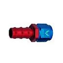 -10AN Straight Push On Swivel Blue/Red